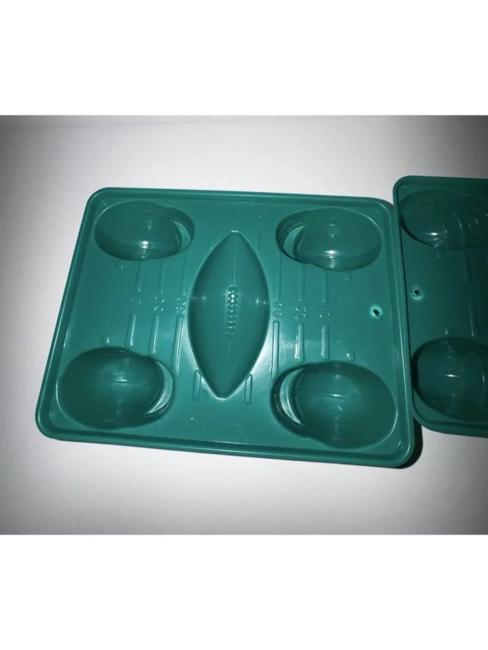Vintage Jello Jiggler Molds Set Of 3 Footballs Helmets & Racecars